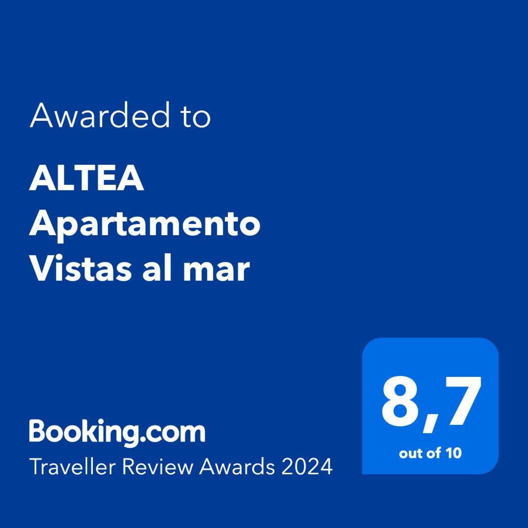 Altea Apartamento Vistas Al Mar Экстерьер фото